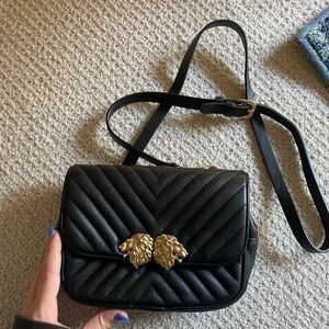 Black and gold zara purse! So cute!